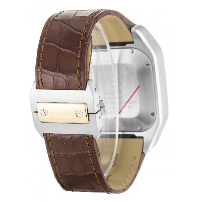 UK Steel & Yellow Gold Cartier Santos 100 W20091X7-42 MM