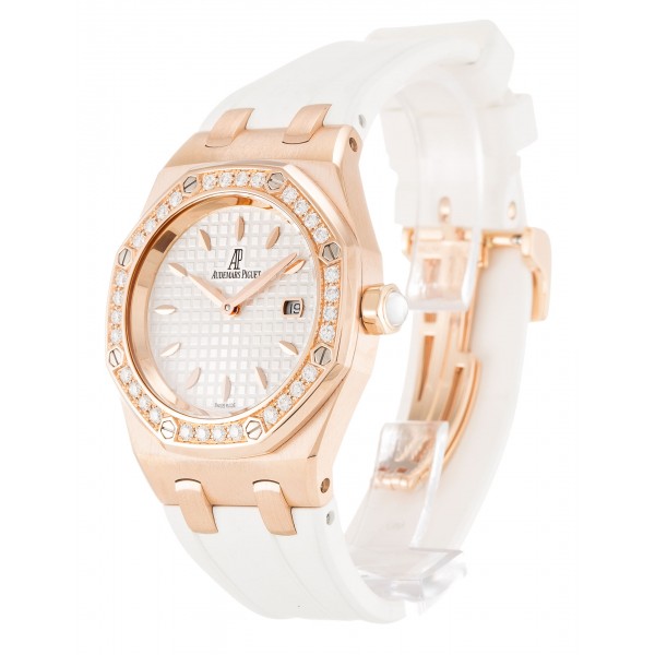 UK Rose Gold set with Diamonds Audemars Piguet Royal Oak 67651OR.ZZ.D010CA.01-33 MM