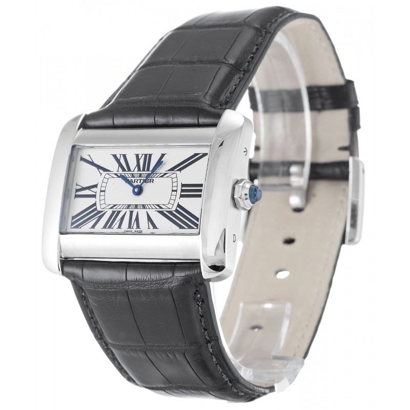 UK Steel Cartier Tank Divan W6300655-38 MM