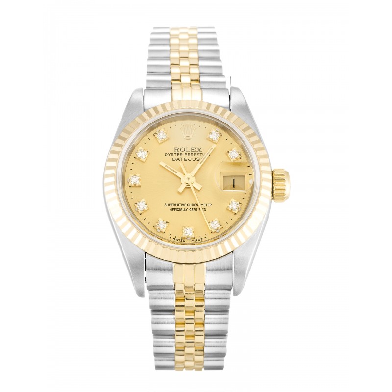 UK Steel & Yellow Gold Rolex Datejust Lady 69173-26 MM