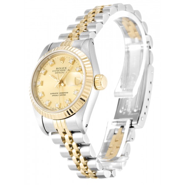 UK Steel & Yellow Gold Rolex Datejust Lady 69173-26 MM