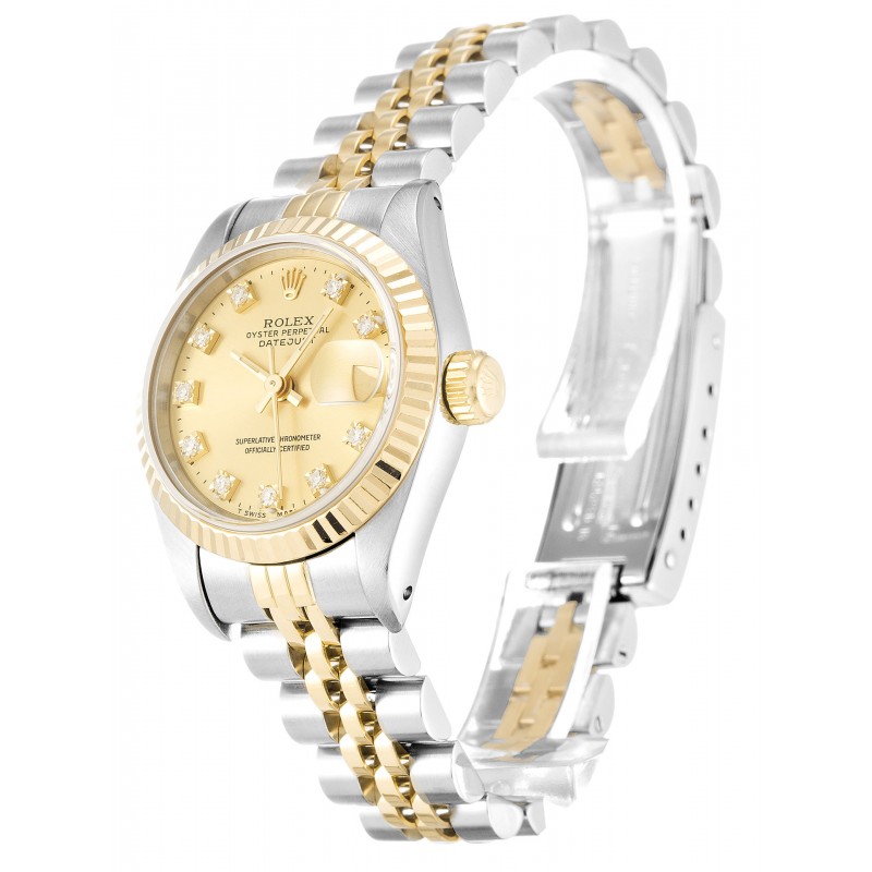 UK Steel & Yellow Gold Rolex Datejust Lady 69173-26 MM