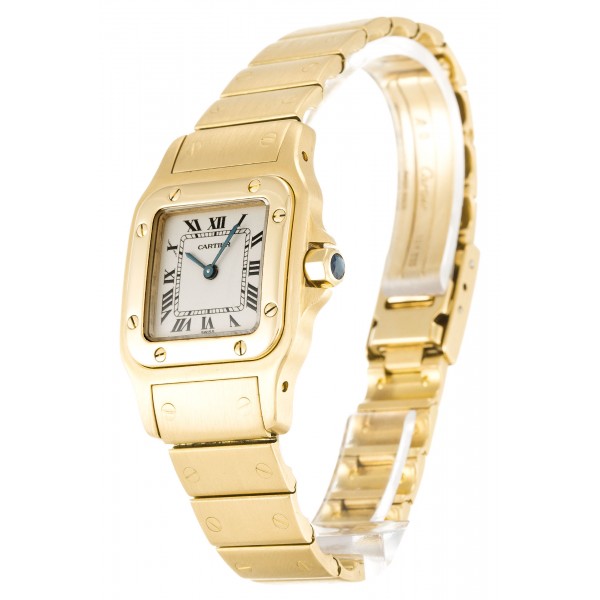 UK Yellow Gold Cartier Santos W20010C5-23 MM