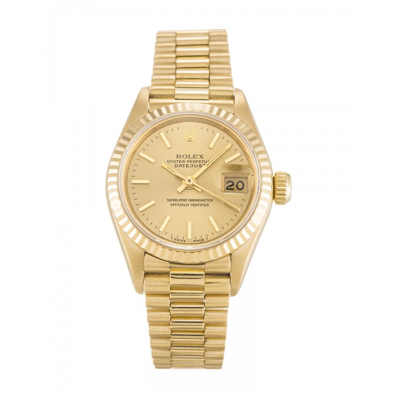 UK Yellow Gold Rolex Datejust Lady 69178-26 MM