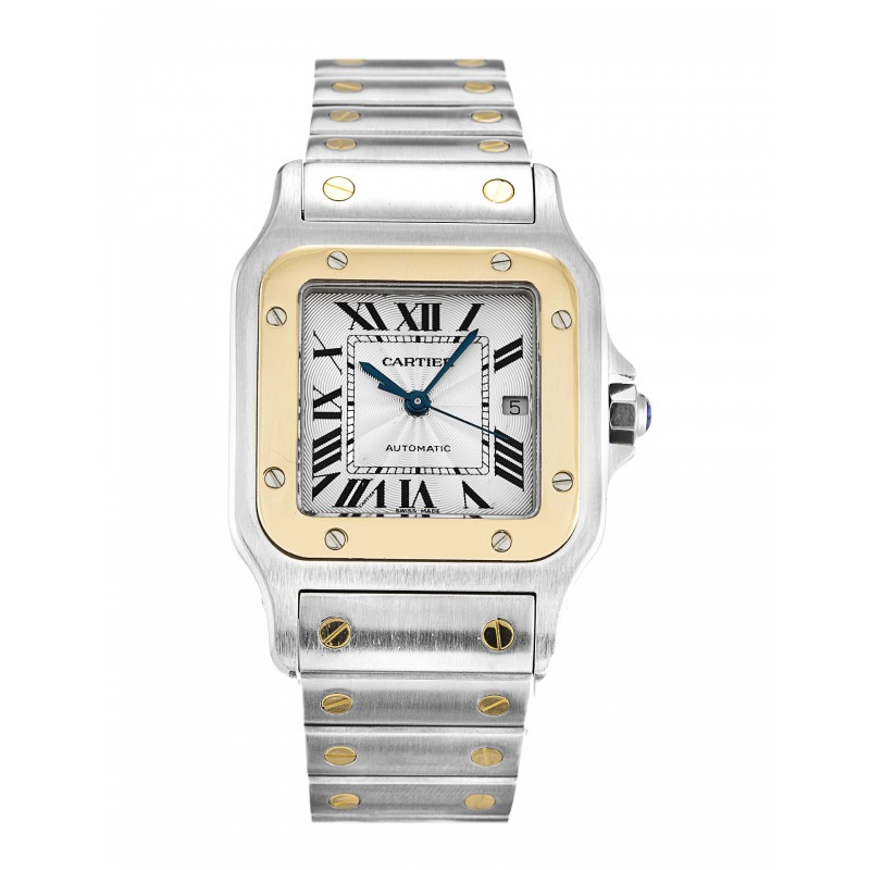 UK Steel & Yellow Gold Cartier Santos W20052C4-29 MM