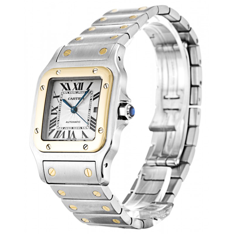 UK Steel & Yellow Gold Cartier Santos W20052C4-29 MM