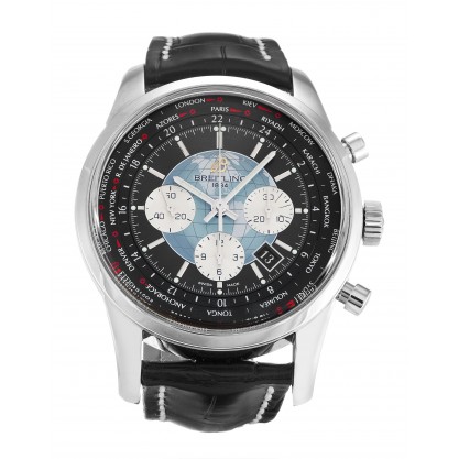 UK Steel Breitling Transocean Chronograph AB0510-46 MM