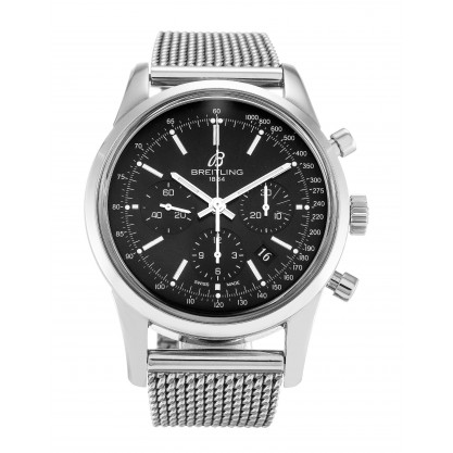 UK Steel Breitling Transocean Chronograph AB0152-43 MM