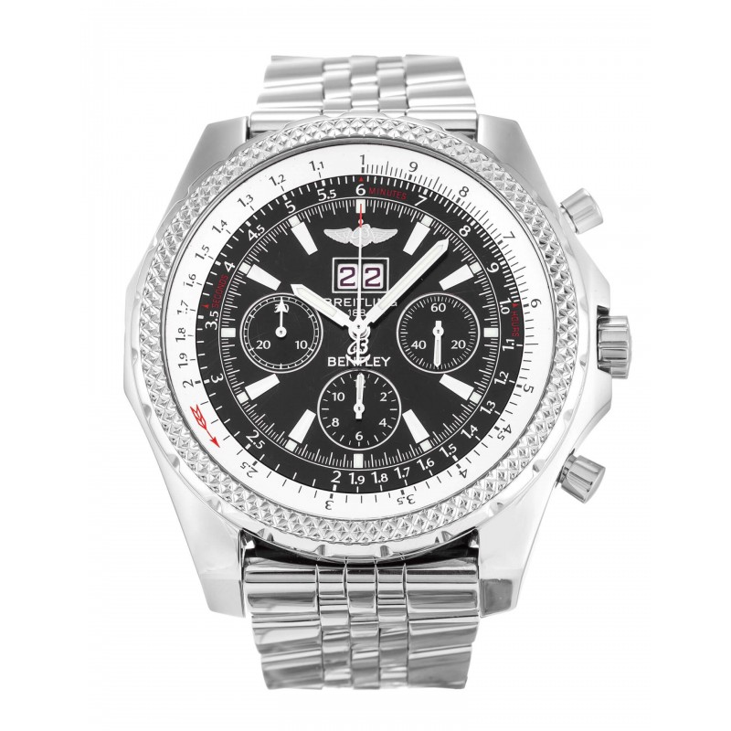 UK Steel Breitling Bentley 6.75 A44362-48.8 MM