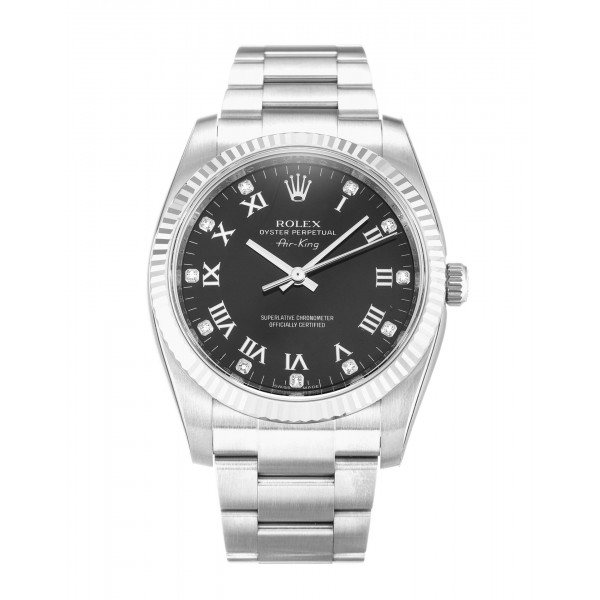 UK Steel & White Gold Rolex Air-King 114234-34 MM