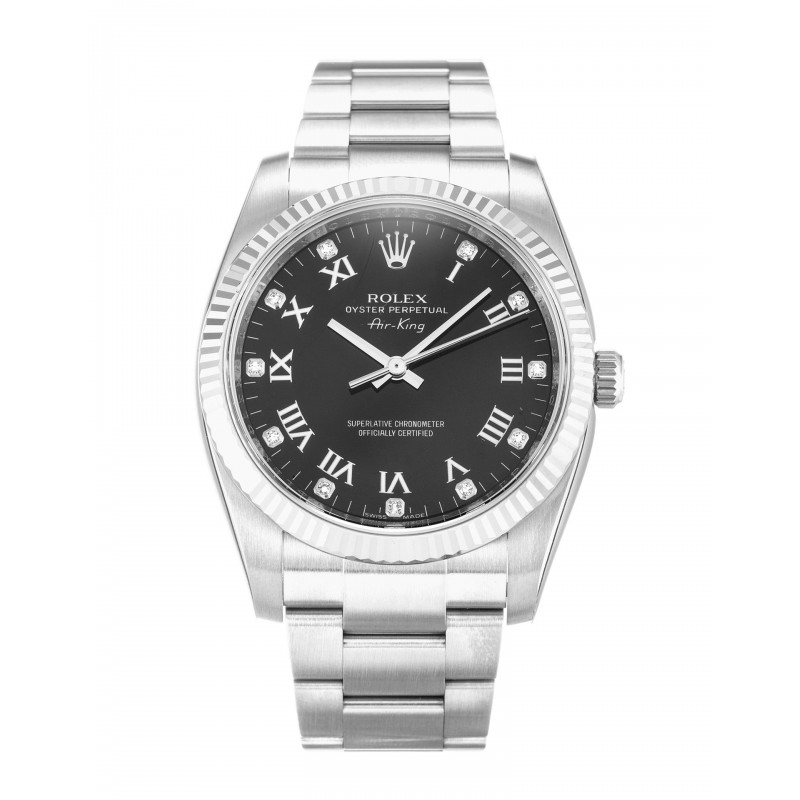 UK Steel & White Gold Rolex Air-King 114234-34 MM