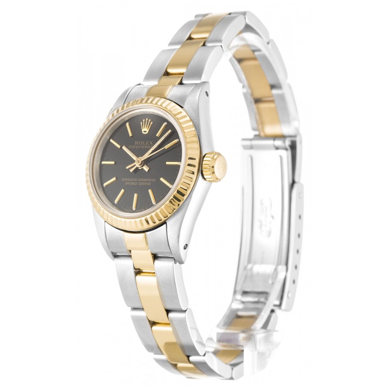 UK  Yellow Gold Rolex Lady Oyster Perpetual 67193-24 MM