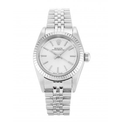 UK White Gold Rolex Lady Oyster Perpetual 76094-26 MM