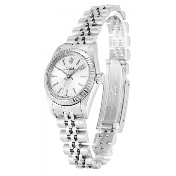 UK White Gold Rolex Lady Oyster Perpetual 76094-26 MM