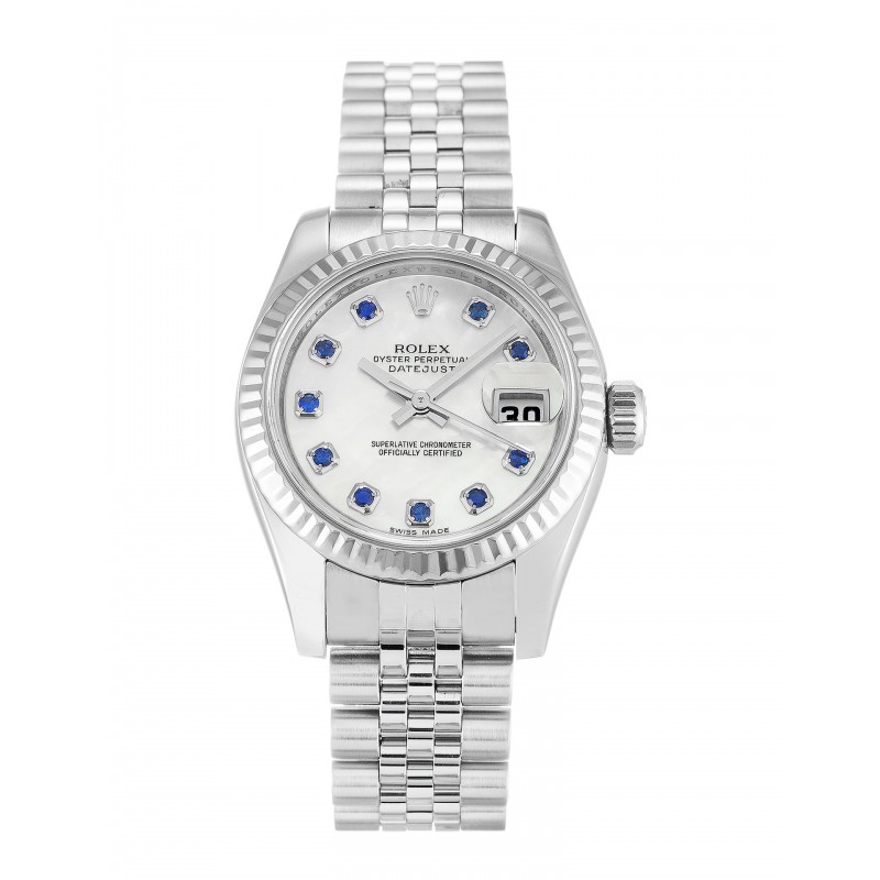 UK White Gold Rolex Datejust Lady 179174-26 MM