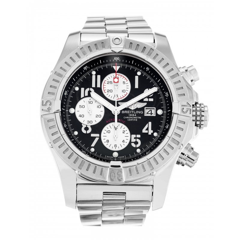 UK Steel Breitling Super Avenger A13370-48.4 MM