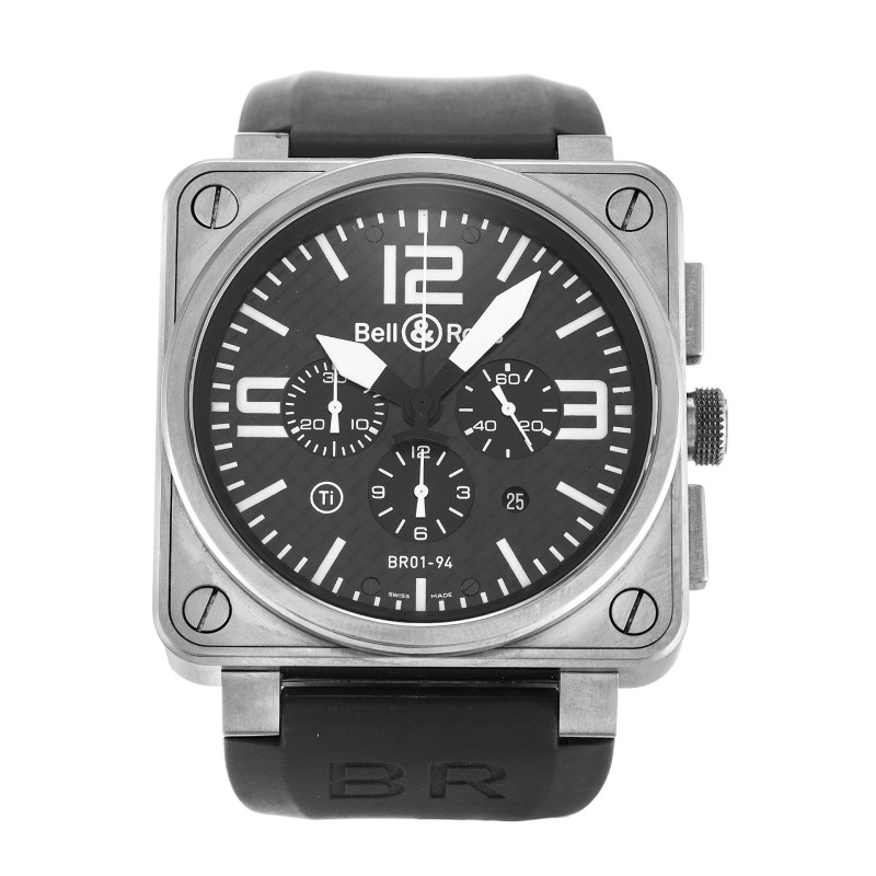 UK Titanium Bell and Ross Replica BR01-94 Chronograph Titanium-46 MM