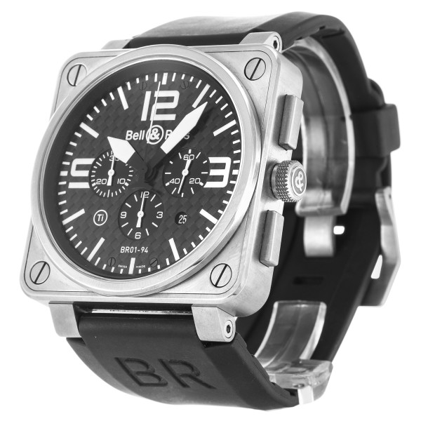 UK Titanium Bell and Ross Replica BR01-94 Chronograph Titanium-46 MM