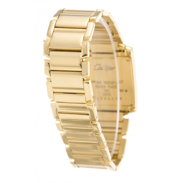 UK Yellow Gold Cartier Tank Francaise W50002N2-25 MM