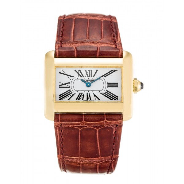 UK Yellow Gold Cartier Tank Divan W6300356-32 MM