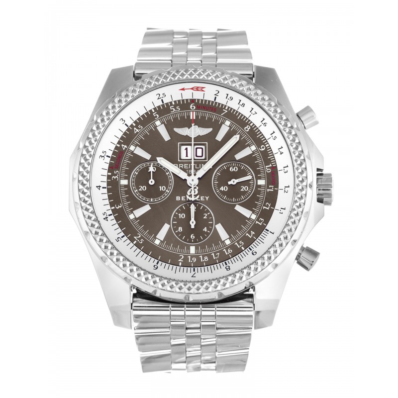 UK Steel Breitling Bentley 6.75 A44362-48.8 MM