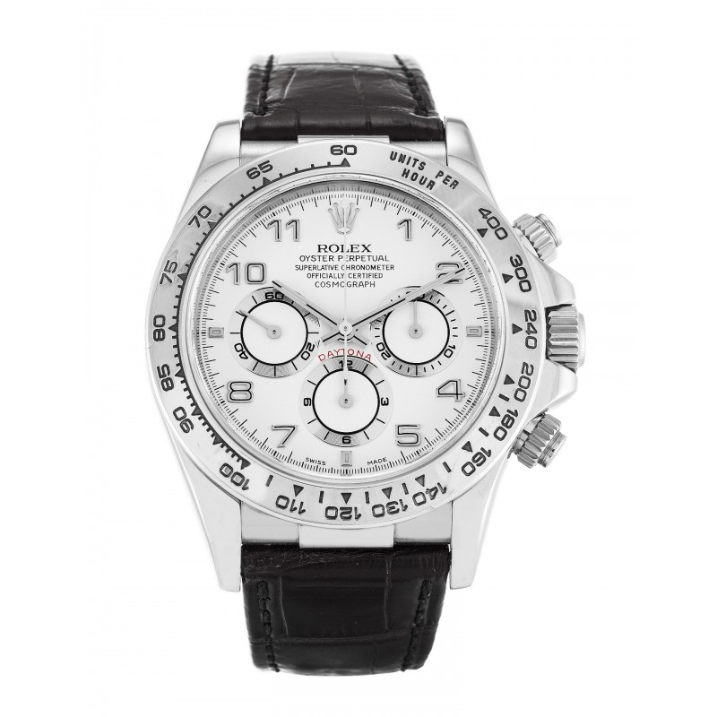 UK White Gold Rolex Daytona 16519-40 MM