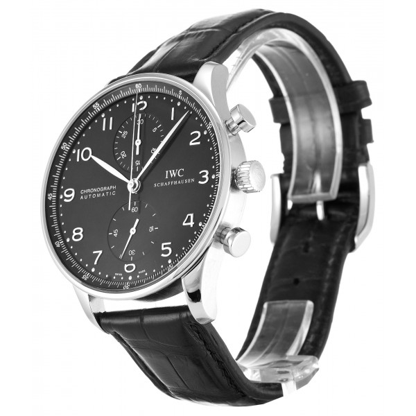 UK Steel IWC Portuguese Chrono IW371438-40.9 MM