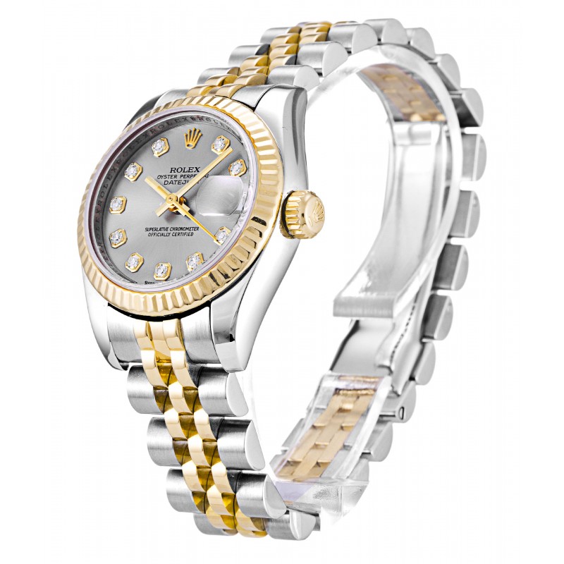 UK Steel & Yellow Gold Rolex Datejust Lady 179173-26 MM