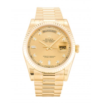 UK Yellow Gold Rolex Day-Date 118238-36 MM