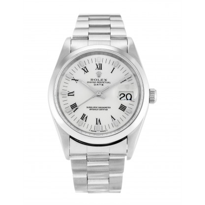 UK Steel Rolex Oyster Perpetual Date 15200-34 MM