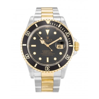 UK Yellow Gold Rolex Submariner 16613-40 MM