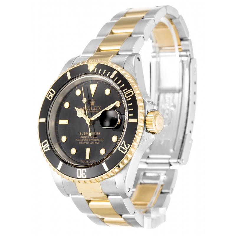 UK Yellow Gold Rolex Submariner 16613-40 MM