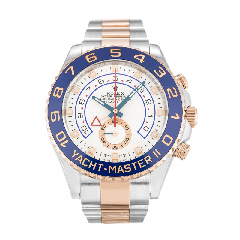 UK Rose Gold Rolex Yacht-Master II 116681-44 MM