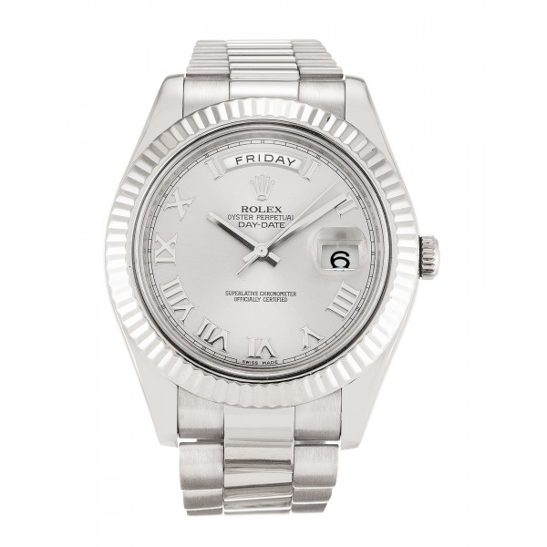 UK White Gold Rolex Day-Date II 218239-41 MM