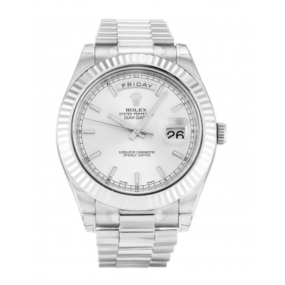 UK White Gold Rolex Day-Date II 218239-41 MM