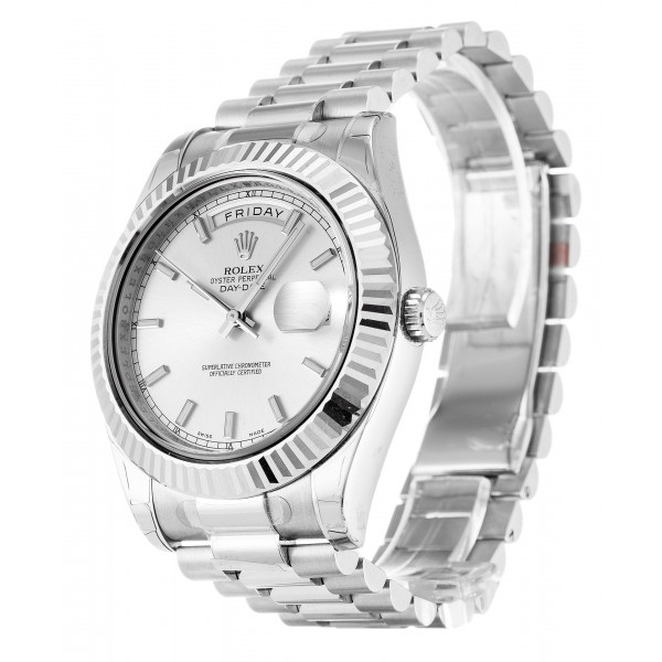 UK White Gold Rolex Day-Date II 218239-41 MM