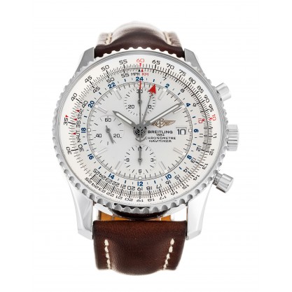 UK Steel Breitling Navitimer World A24322-46 MM