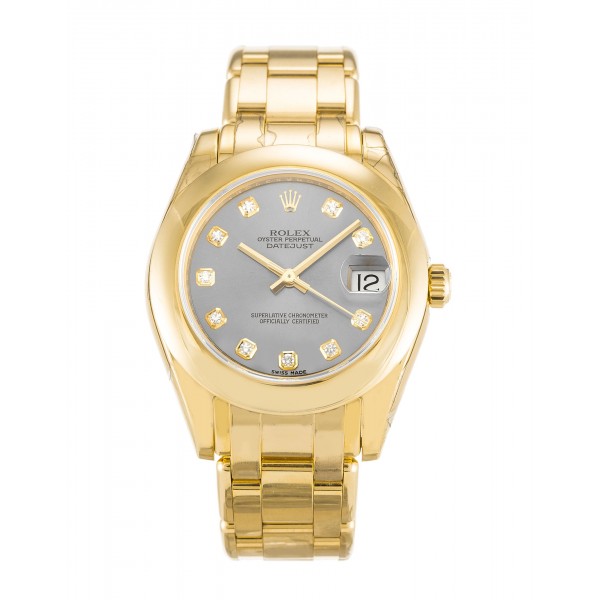 UK Yellow Gold Rolex Pearlmaster 81208-31 MM