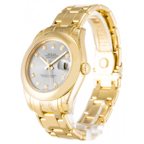 UK Yellow Gold Rolex Pearlmaster 81208-31 MM