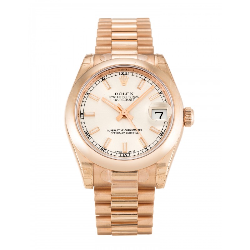 UK Rose Gold Rolex Datejust Lady 178245F-31 MM