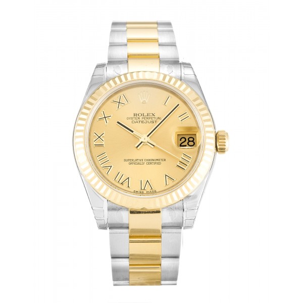 UK Yellow Gold Rolex Datejust Lady 178273-31 MM