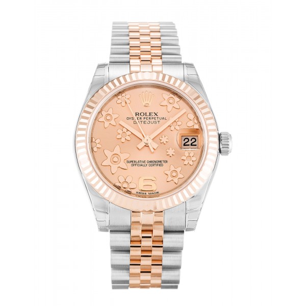 UK Rose Gold Rolex Mid-Size Datejust 178271-31 MM