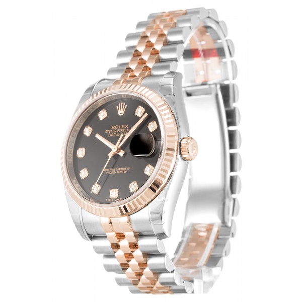 UK Steel & Rose Gold Rolex Datejust 116231-36 MM