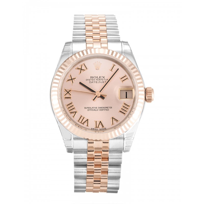 UK Rose Gold Rolex Mid-Size Datejust 178271-31 MM