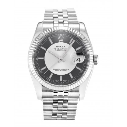 UK Steel & White Gold Rolex Datejust 116234-36 MM