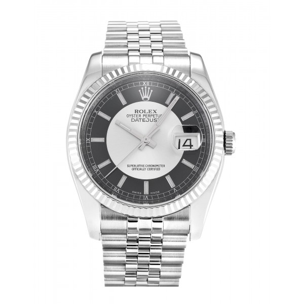 UK Steel & White Gold Rolex Datejust 116234-36 MM