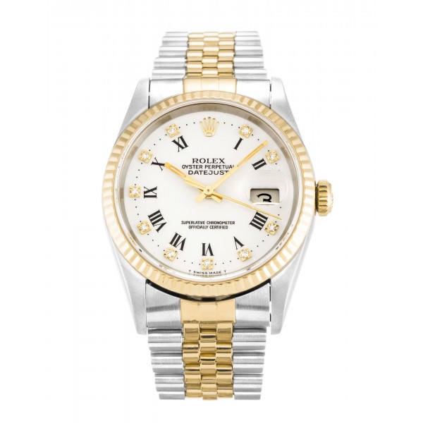 UK Steel & Yellow Gold Rolex Datejust 16233-36 MM