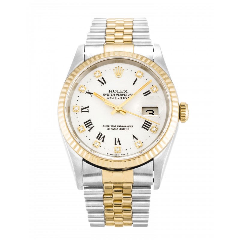 UK Steel & Yellow Gold Rolex Datejust 16233-36 MM