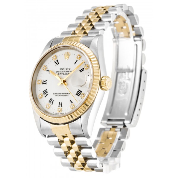 UK Steel & Yellow Gold Rolex Datejust 16233-36 MM