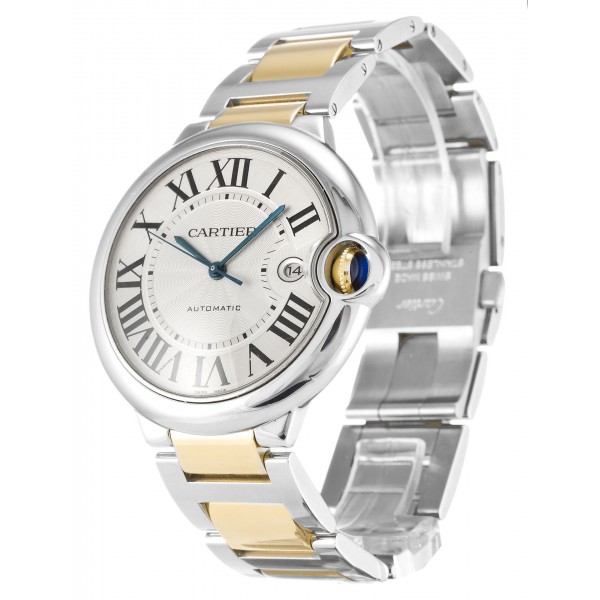 UK Steel & White Gold Cartier Ballon Bleu W69009Z3-42 MM